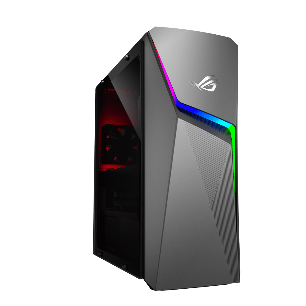 ROG G10DK-WB764 Gaming Desktop - AMD Ryzen 7 5700G, NVIDIA GeForce RTX 3060, 16GB RAM, 1TB HDD + 256GB SSD, Windows 10 Home, Gray