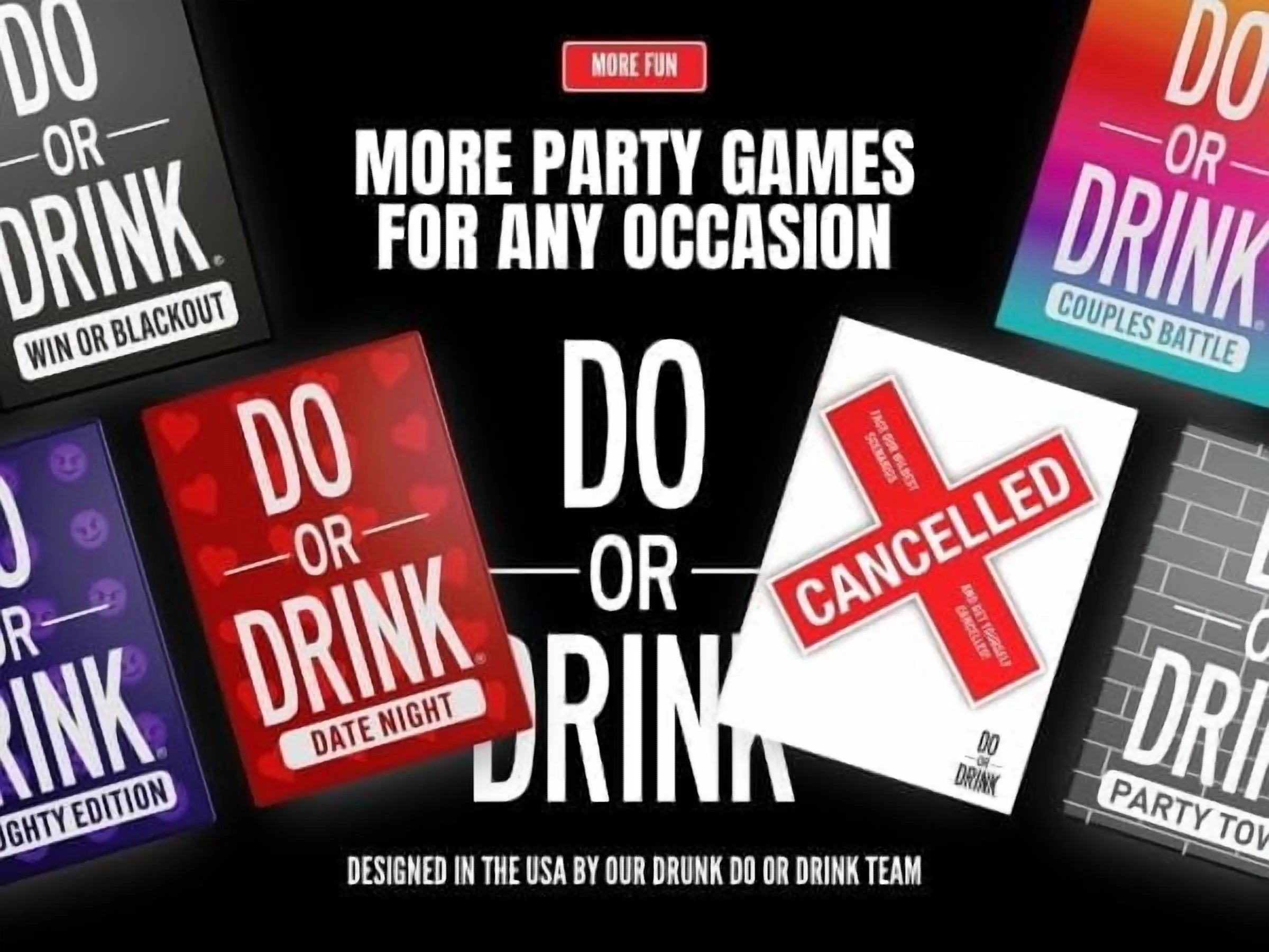 : Win or Blackout Card Game - Engaging Drinking Games for Adults and Exciting Party Entertainment